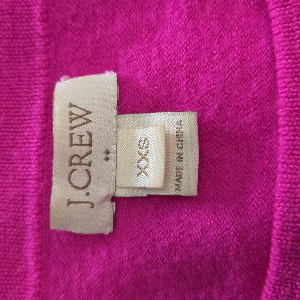 J Crew Magenta Sweater - Picture 2 of 5